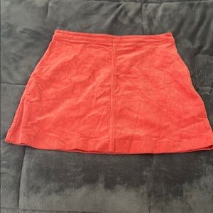Forever 21 orange skirt